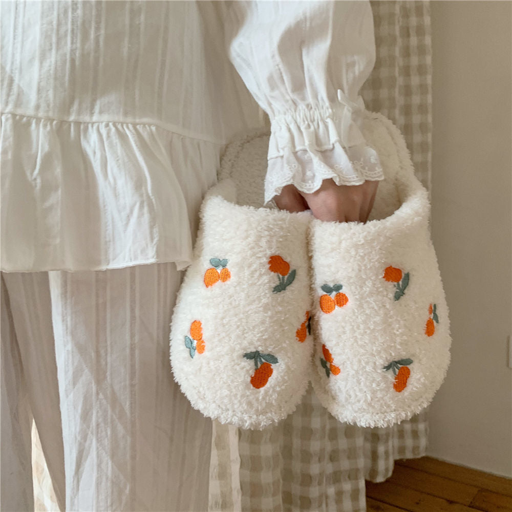 Trendy One-Word Slippers for Men, Perfect for Indoor Use, Featuring a Non-Slip Design And Cute Plush Material