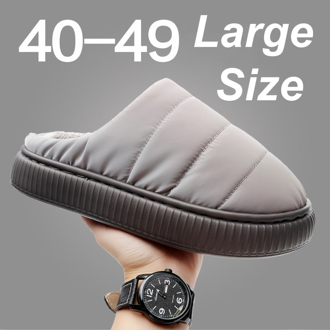 Comfortable Plus Size Indoor Slippers | Soft Fabric Upper, EVA Sole, Round Toe, Slip-On Closure, Multi-Color Options, Ideal for Daily Wear and Gifts