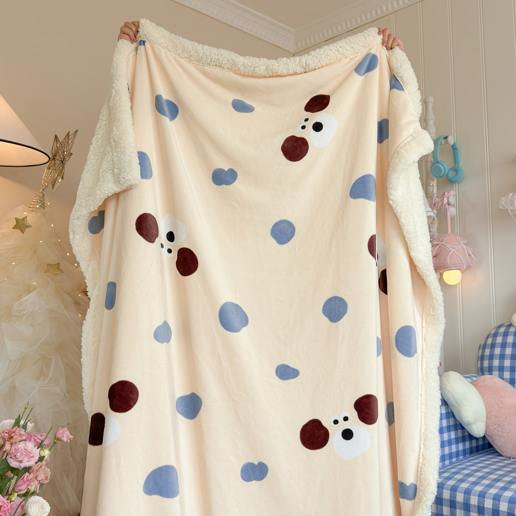 1pc New Class A Milk Fleece Lamb Blanket