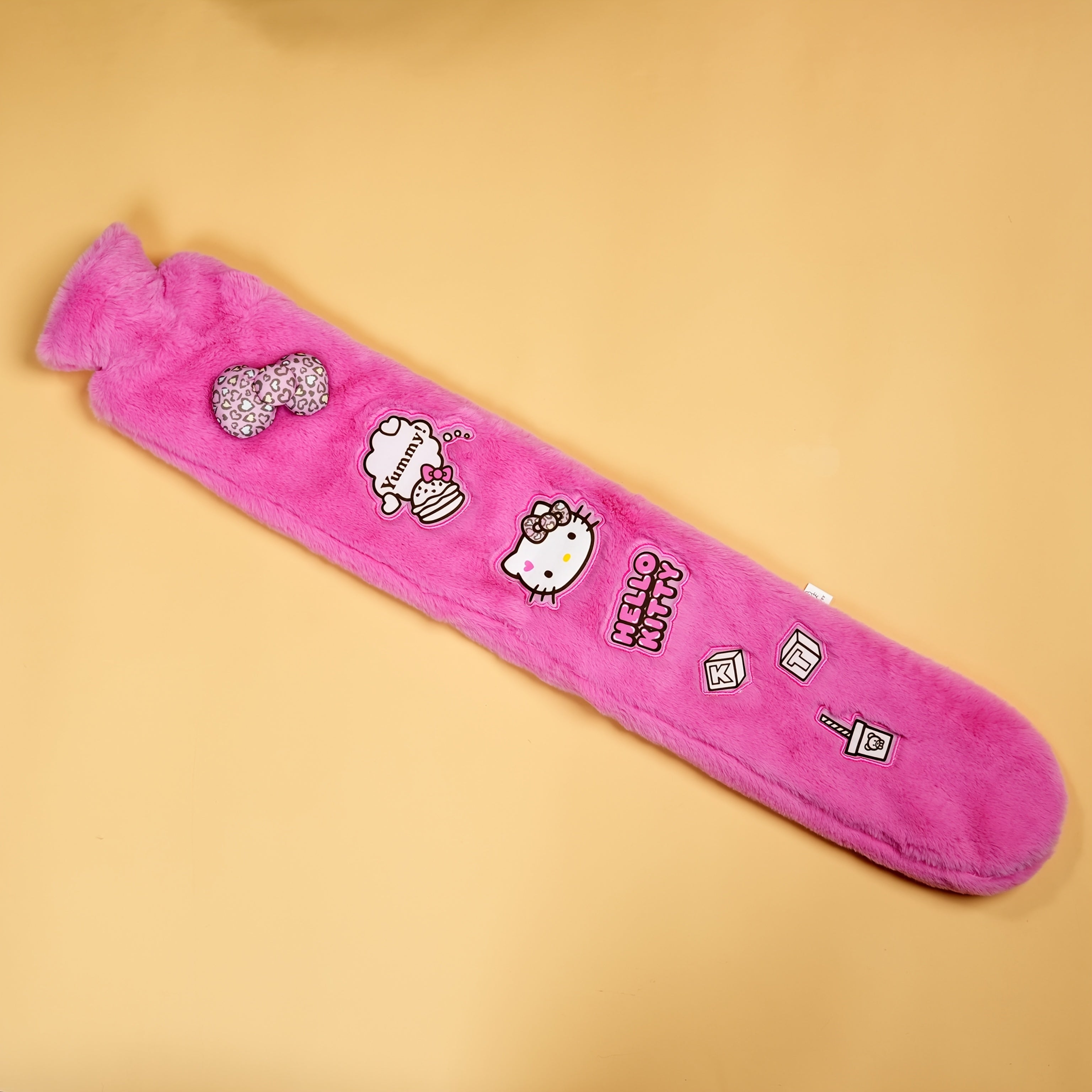 Sanrio Cute Hello Kitty Hot Water Bottle 101.44oz Refillable Water Heating Bag Portable Appearance Winter Hand Warmer Belly Neck Warm Companion Creative Travel Winter Halloween Christmas Thanksgiving Christmas Eve Teen Holiday Birthday Gifts Home