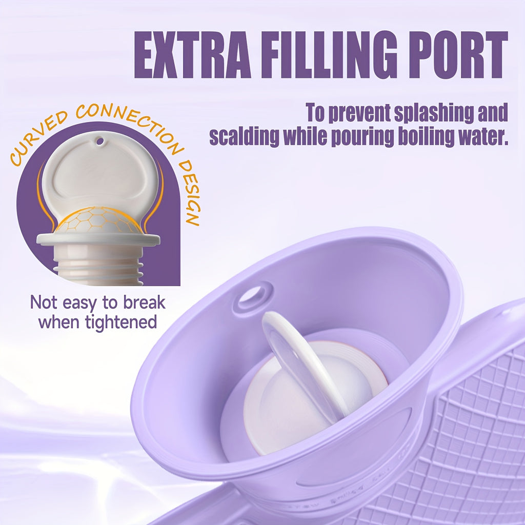 Hot Water Bottle for Pain , Hot Water Bag for Back Pain, Heating Pad Non Toxic,.Made In PVC.