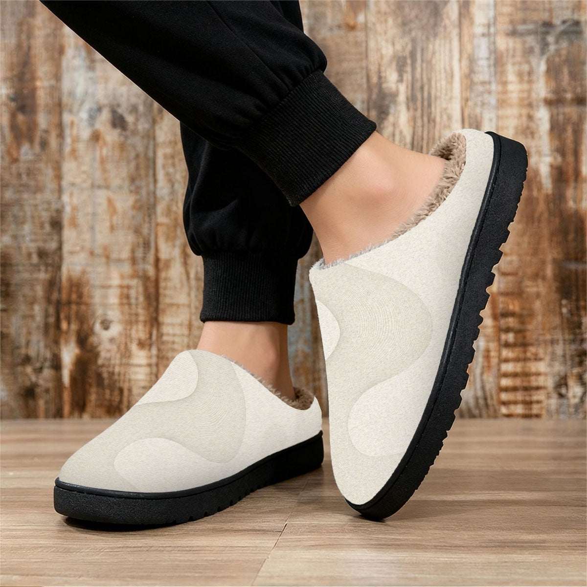 A pair of beautiful shoescotton slippers, festival gift, soft fabric, family, keep warm, Women's slippers, casual slippers, comfortable, Winter slippers, Men's slippers