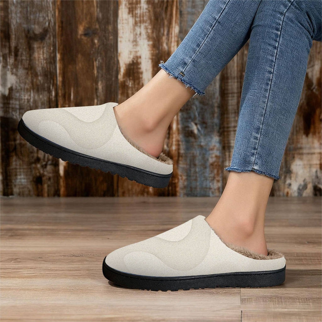 A pair of beautiful shoescotton slippers, festival gift, soft fabric, family, keep warm, Women's slippers, casual slippers, comfortable, Winter slippers, Men's slippers