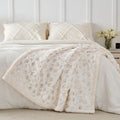 A Ginkgo Leaf Pattern Lamb Blanket, Double-Layer Thickened Small Blanket