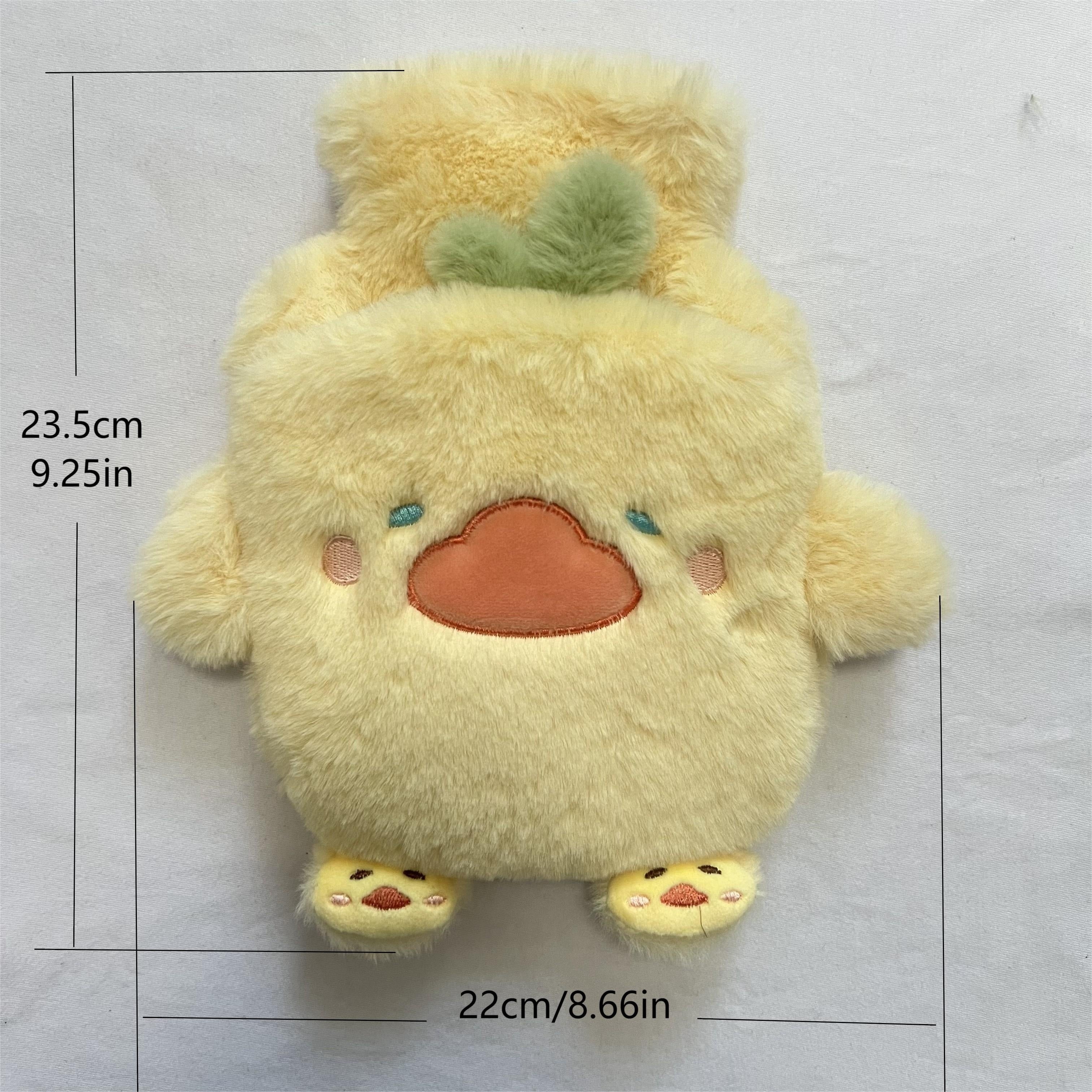 16.91oz Plush Hot Water, Cute Hand Warmer That Is Detachable And Washable, Thickened for Menstrual Use, Featuring Embroidered Dinosaurs, Chicks, And Bears in Various Colors, Water Injection Type Hot Water