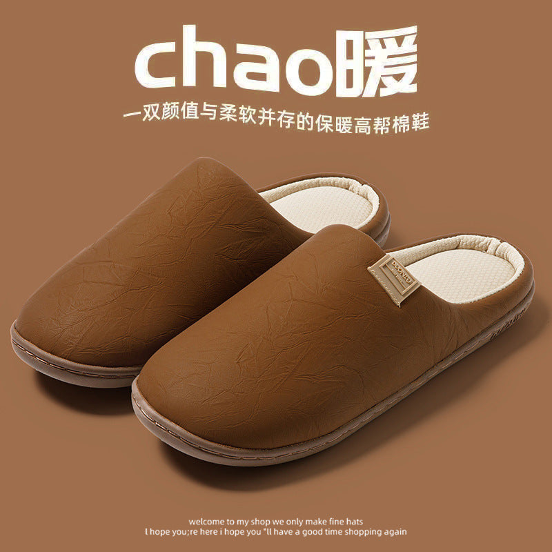 Japanese Style Silent High Quality Slippers Autumn Winter, Non-Slip Warm Soft Sole Indoor Home Floor Slippers Couple, Women Shoes